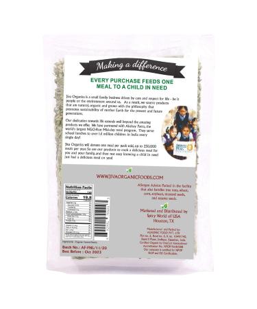 Jiva USDA Organic Fennel Seeds 7oz - Resealable Bag - 7 Ounce (1 Pack) - Buy Online on GoSupps.com
