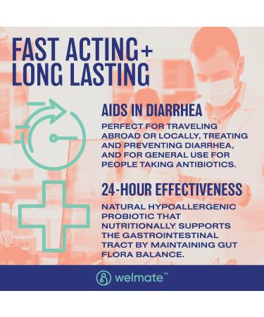 WELMATE Urinary Track Comfort & Digestive Balance Kit: Urinary Pain Relief 99.5mg (72 Ct) & Saccharomyces Boulardii Probiotic (200 Ct) | Enhanced Urinary and Gut Health Support - Buy Online on GoSupps.com