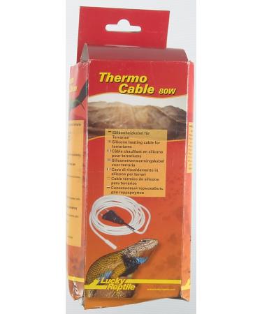 Buy Lucky Reptile 80W Thermo Cable - 6.5m Waterproof Heating Cable for Terrariums - Fast & Even Heating Accessories - Buy Online on GoSupps.com
