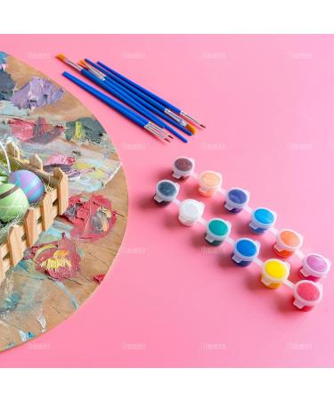 AUEAR Mini Empty Paint Pot Pod Strips with Lids - 10 Strips, 60 Pots - Arts Crafts Storage Containers - 3ml / 0.1oz - Ideal for Schools and Painterly Paint Eye Primer - Buy Online on GoSupps.com