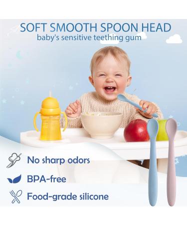 Oconk Nesserlernl ffel Baby 6-Set | Flexible BPA-Free Learning Spoon for Infants & Toddlers (4+ Months) | Safe Baby Cutlery & Accessories - Buy Online on GoSupps.com