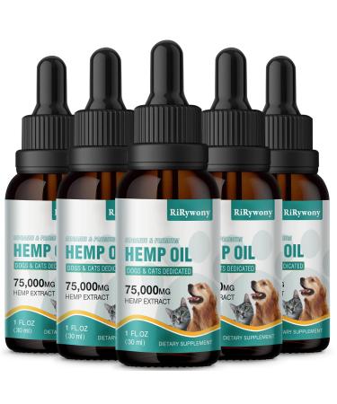 RiRywony Health Omega Oil for Dogs 2 Packs 0807 Dogs and Cats - Pets A019