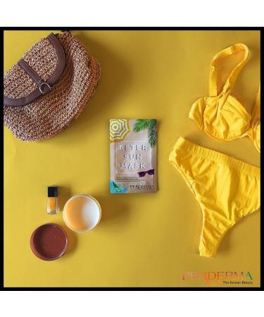 Perderma Korean After Sun Face Mask Soothing & Calming Face Mask with Aloe & Seaweed - 25 ML - Buy Online on GoSupps.com