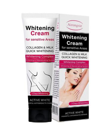 Crema Aclaradora Para Piel Manchas En Cara Axilas Cuello Entrepierna 2.0 Ounce