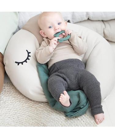 Done by Deer Teething Ring Set of 2 Silicone - Deer Friends Ochre/Green | International Shipping Available - Buy Online on GoSupps.com