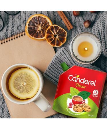 Canderel Stevia Crystallized Powder Zero Calorie Zero Sugar Stevia Sweetener | 150g - Buy Online on GoSupps.com