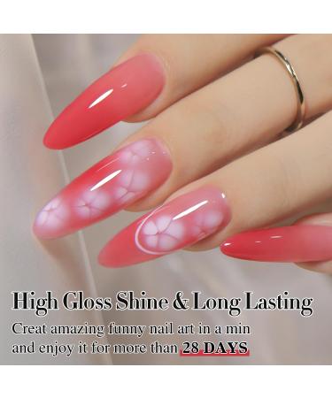 Double Rhythm Blooming Gel 15ml - Clear Soak Off Nail Polish for DIY Nail Art | Blooming Effect & Easy Application - Buy Online on GoSupps.com