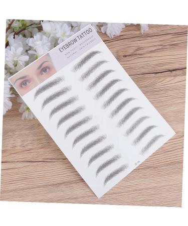 FOMIYES 6 Pcs 3d Eyebrow Stickers Natural Eyebrow Stickers Eyebrows Artificial Eyebrow Water Proof Tool 6d - Buy Online on GoSupps.com