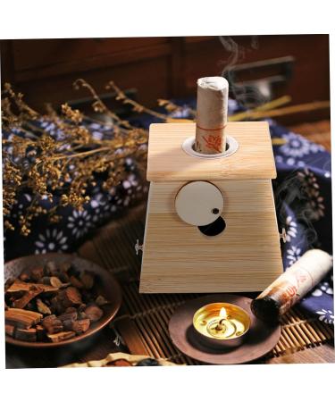 Beavorty 5-St Moxibustion Box Wooden Moxa Holder & Burner Tool for Optimal Healing - Buy Online on GoSupps.com