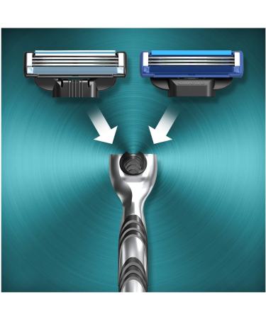 Buy Gillette Mach3 Shaving System - 3 Pieces | International Shipping Available - Buy Online on GoSupps.com