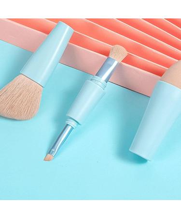 Brushes for Makeup - Retractable Dual Ended Concealer Brush - Precision Makeup Sponge for Powder Eyeshadow Portable Cosmetics Tools for Daily Life Tmay Blue - Buy Online on GoSupps.com