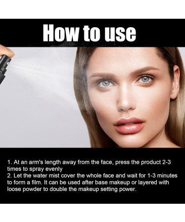 Makeup Setting Spray - Matte Finishing Spray Long Lasting Face Mist Oil Control Lightweight Hydrate Make Up Spray 100ml - Buy Online on GoSupps.com
