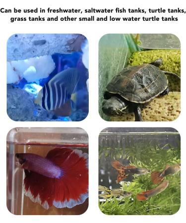 Fish Tank Heater 15W Betta Heater Small Aquarium Heater with Digital LED Display for Freshwater Saltwater Fish Tank Turtle Tank Grass Tank - Buy Online on GoSupps.com