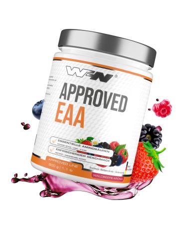 WFN Approved EAA Essential Amino Acids (500g (Pack of 1) Forest Berry)