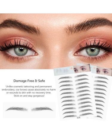 Eyebrow Patch Semi-Permanent Eyebrow Hair Patch Authentic Hair-Like Eyebrows Imitation Eyebrow Tattoos Lazy Eyebrows - Buy Online on GoSupps.com