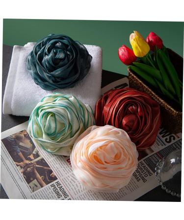 Buy Housoutil 4pcs Rose Bath Ball Loofah Sponge - Exfoliating Shower Pouf & Scrubber for Smooth Skin | International Shipping - Buy Online on GoSupps.com