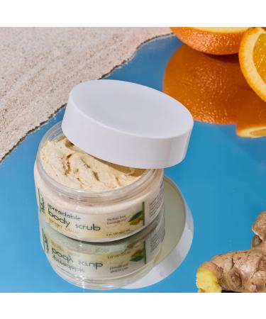 Deluvia Dead Sea Gentle Exfoliating Scrub Creamy Body Wash Shower Scrub with Sweet Almond Oil and Ginger Citrus Essential Oils 8 Fl Oz (Pack of 1) - Buy Online on GoSupps.com