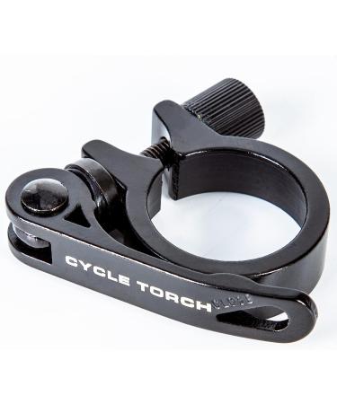Cycle Torch Quick Release Bike Seat Post Clamp - Heavy Duty & Lightweight Design - 34.9mm Black - Buy Online on GoSupps.com