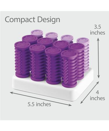 Conair Instant Heat Compact Hot Rollers with Ceramic Technology - Black Case with Purple Rollers - Buy Online on GoSupps.com