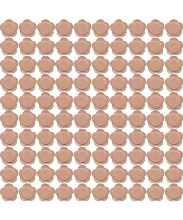 Belly Patch 100Pcs Castor Oil Belly Button Patch Self Adhesive Button Organic Cotton Essential Oil Wraps for Exercise Reading Travel Work