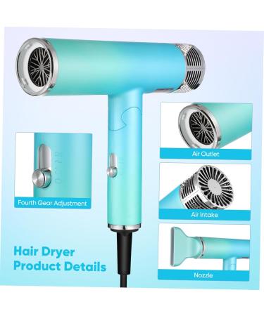 BIUDECO Foldable Hair Dryer Travel Diffuser Travel Hair Dryer Foldable Blow Dryer Hair Care Shell Material - Buy Online on GoSupps.com