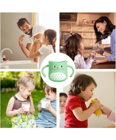 Buy Dinosaur Toothbrush Mug for Kids | Double Handle Cartoon Toothbrush Cups - Ideal Toothbrush Accessories for Boys & Girls - Buy Online on GoSupps.com