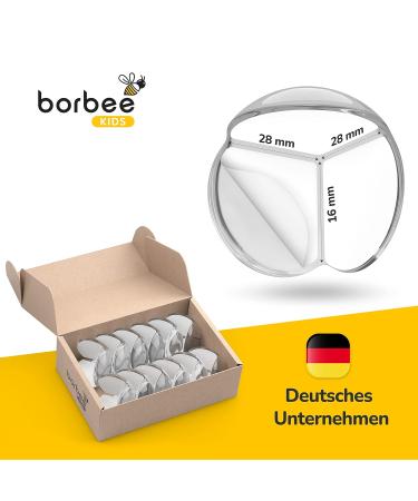 BORBEEDge Protection & Corner Guard - 12-Piece Set for Baby Safety | Transparent Strong Hold Easy to Apply Furniture Protection - Buy Online on GoSupps.com