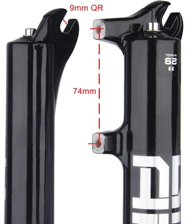 BOLANY 27.5 MTB Bicycle Magnesium Alloy Suspension Fork - Manual Lockout - Tapered Steerer - Buy Online on GoSupps.com