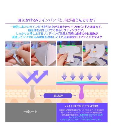Buy DEWYCEL Lifting Mask - Reduce Wrinkles Tighten Face & Neck Line (4 Masks) | International Shipping Available - Buy Online on GoSupps.com