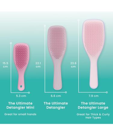 Tangle Teezer Ultimate Detangler Hairbrush - Large Size for Long, Thick, Curly Hair - Reduces Breakage, Gentle Detangling - Ergonomic Handle - Bubblegum Pink - Buy Online on GoSupps.com