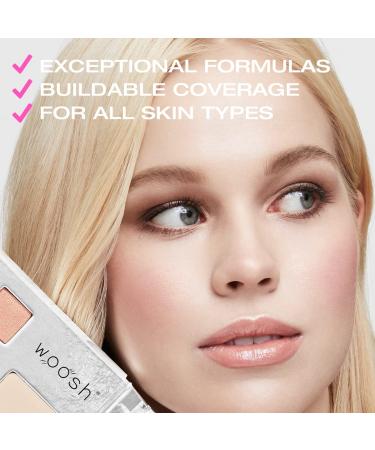Woosh Beauty Fold Out Face Makeup Palette | Travel-Friendly All-in-One Neutral Cream & Powder (#1 Light) for Effortless Beauty - Buy Online on GoSupps.com