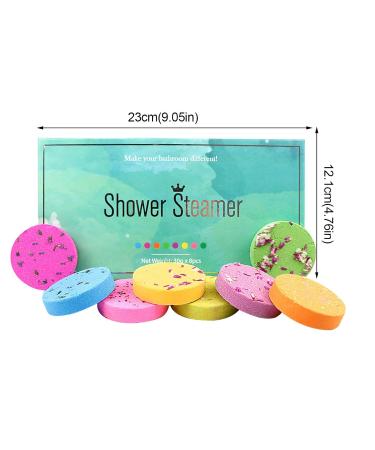 Aromatherapy Bathing Bombs Gift Set for Women - 8PC Essential Oil Relaxation Tablets with Sweet Fragrances for Stress Relief & Spa Enjoyment - Buy Online on GoSupps.com