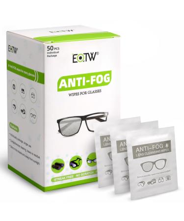 Anti-fitting towels for glasses Eotw individually packed anti-fitting cleaning towels fog blocker for eye glasses screen and car mirror travel 50 pieces green-50 pieces (anti-fitting) - Buy Online on GoSupps.com