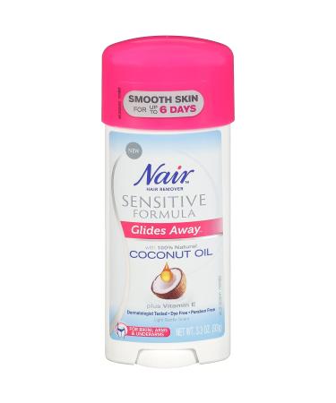 Nair Hair Remover Sensitive Formula (Pack of 2) - Gentle Hair Removal for Sensitive Skin - Buy Online on GoSupps.com