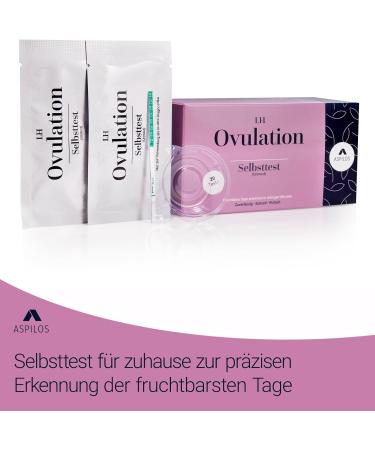 ASPILOS Ovulation Test - 20 Pieces | Fast & Reliable Home Testing | Lab Quality Results - Buy Online on GoSupps.com