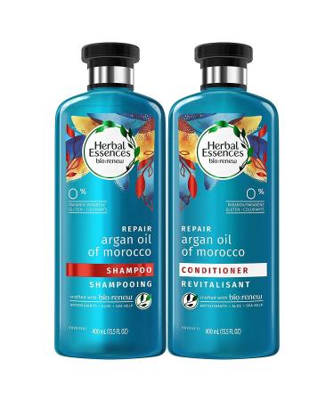 Herbal Essences Biorenew jpwxgj 13.5 OZ Argan Oil of Morocco Shampoo and Conditioner (Pack of 3)