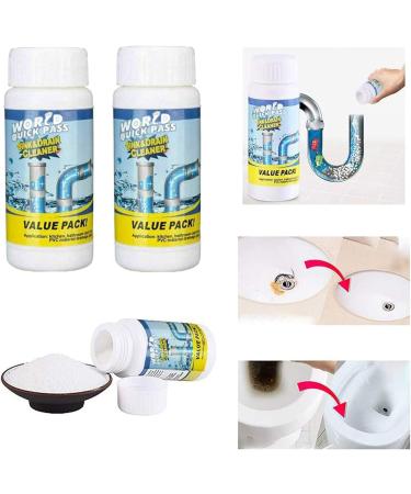 Wild Tornado Pipe Dredge Deodorant Powerful Sink and Drain Cleaner Quick Foaming Toilet Cleaner Dredge Agent for Kitchen and Toilet Pipes (1pcs) - Buy Online on GoSupps.com