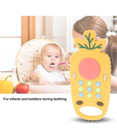 Buy Cute Soft Silicone Baby Bite Toys - Versatile Pineapple Teether for Teething Relief | International Shipping - Buy Online on GoSupps.com