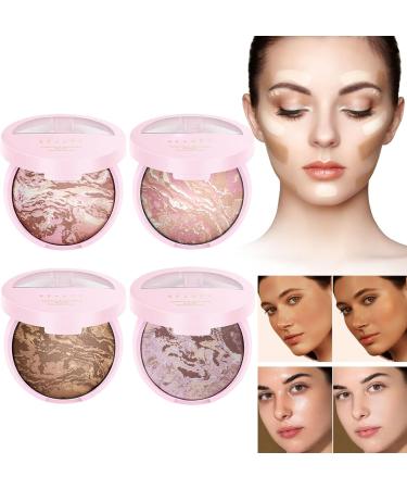 Fond de Teint en Poudre Correcteur de Couleur Poudre Libre protectrice Sous Forme Compacte Poudre Base Maquillage Fixante Multifonctions Couvrance Totale Anti Cernes Poudre (B) - Buy Online on GoSupps.com