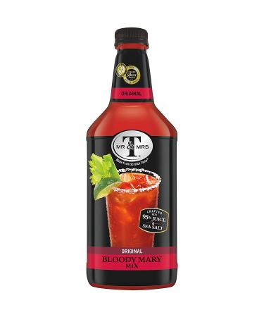 Mr & Mrs T Original Bloody Mary Mix 1.75 L Bottles - 6 Pack, 59.2 Fl Oz Each - Buy Online on GoSupps.com