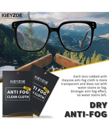 3 Pack Anti-Fog Microfiber Cloth for Eyeglasses & Screens - Reusable Lens Wipes for Glasses Masks & Goggles | Perfect for Clear Vision - Buy Online on GoSupps.com