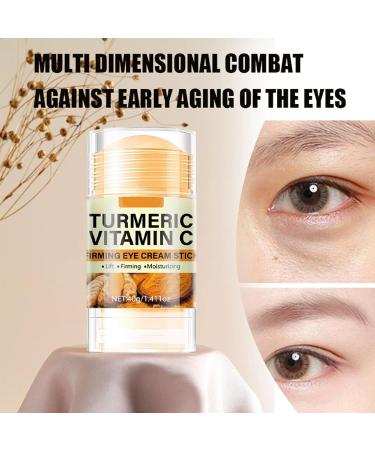 Eye Stick - Under Turmeric Vitamin C Eye Stick Balm Anti Aging Firming Hydrating Reduces Fine Lines & Bags Moisturizeing Under Eyes Cream for Dark Circles Puffiness Wrinkle Eyes Care 1.41 oz - Buy Online on GoSupps.com