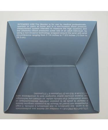 Ybor Automatic Blood Pressure Monitor 2.4" Extra Large LCD Display & Adjustable Wrist Cuff 99x2 Reading Memory for Home Use - Buy Online on GoSupps.com