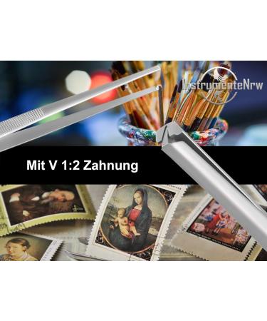 Professional Straight Tweezers 10.5 cm - 60 cm with Internal Teeth | High-Quality Precision Tools for Every Need - Buy Online on GoSupps.com