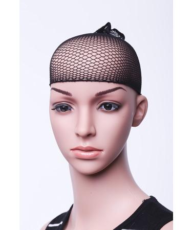 SWACC 20-Inch Long Big Bouffant Curly Wig for Women | Dark Brown-4# | Heat Resistant Synthetic Fiber | Includes Wig Cap - Buy Online on GoSupps.com