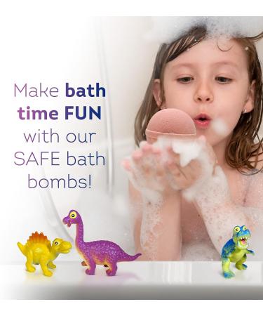 Easter Bath Bombs for Kids with Dino Surprise Toys | Colorful Bubble Bath Bombs Made in USA - Buy Online on GoSupps.com