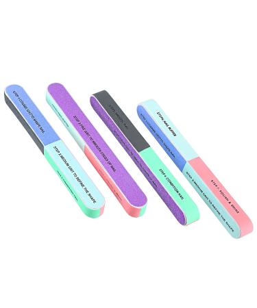 Mudder Multi Side Nail File and Buffers - Professional Nail Sanding Block Kit for Manicures (6Pack) - Buy Online on GoSupps.com