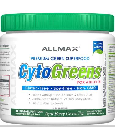 CytoGreens - Acai Berry Green Tea - 14 serving 125-gram