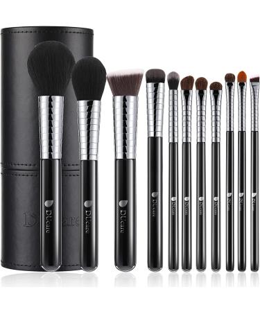 Ducare 11-Piece Professional Makeup Brush Set | Premium Soft Brushes with Fashionable Wood Handles & Holder | High-Quality Beauty Tools - Buy Online on GoSupps.com
