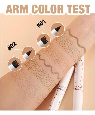  Jlobnyiun 3.6ml Dual-Ended Freckle Pen - Gradient Freckle Pen | Water and Sweat Resistant for Festivals Performances Everyday Wear Stage Girls Women - Buy Online on GoSupps.com
